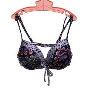 Victoria's Secret Multi-Print Push Up Swim Top